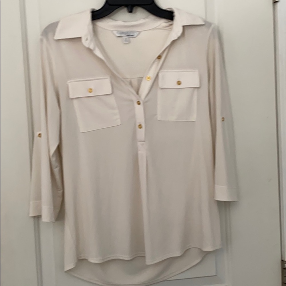cream chic blouse